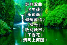 经典歌曲《老男孩》《乐逍遥》《修炼爱情》《绿光》《牧马城市》视频封面