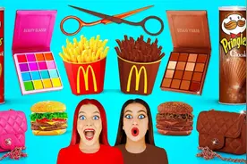 搞笑：用巧克力做成的爱马仕包包，你见过吗？咬一口都很心痛呀视频封面