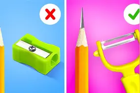 天才的校园小窍门，教你一招轻松削铅笔，一般人我不告诉视频封面