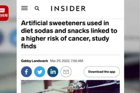 无糖就是健康？法国研究发现食用安赛蜜等人工代糖或增加患癌风险