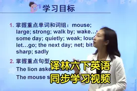 译林版六年级下册英语学习视频同步课程视频封面