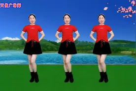 广场舞《绿水青山》2023年春晚唱火的一首歌，优美的旋律，听醉了