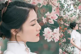 如何在花丛拍好旗袍照？学会这些技巧，也能拍出一组优雅的女人花