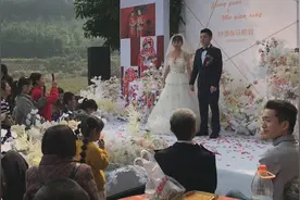 内江农村婚礼，2小时车程接亲跨市之恋！新郎新娘真年轻!