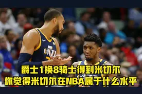 爵士1换8骑士得到米切尔，你觉得米切尔在NBA属于什么水平视频封面
