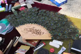 逛沈阳皇寺地摊广场，磁带和小录音机真多，孔雀大扇子太漂亮了视频封面