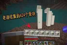 1.18生存39：纵横下界灵魂沙峡谷，老迪收集到424个骨块