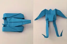 折纸 坦克变形机器人