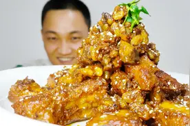 东北厨子教“糖醋排骨”不加一滴醋，酸甜可口#年夜饭的故事#