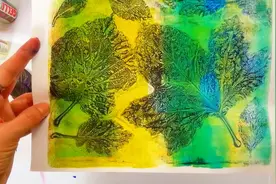如何用拓片法制作时尚装饰画 只需白纸和树叶轻松搞定漂亮家饰