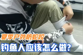 夏季户外防蛇咬，钓鱼人应该怎么做？视频封面