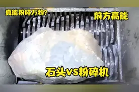 解压神器粉碎机又遇到对手？石头vs粉碎机 前方高能 最后绝了视频封面