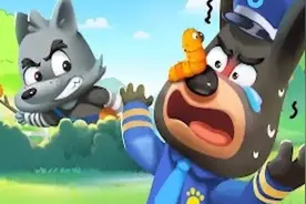 儿童益智动画，拉不拉多警长安全知识永远不要玩毛毛虫