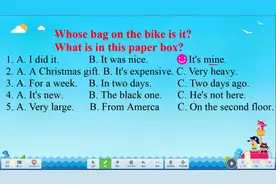 孩子英语学习第一步，听，多听，听下面五个句子选择正确答语