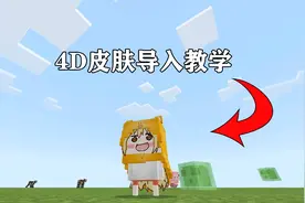 教你如何在我的世界中导入4d皮肤，可支持联机，萌新一看就会！