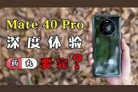 【华为测评】华为Mate 40 Pro一周体验 双挖孔竟然是最大亮点？视频封面