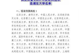 黑龙江省23年定向选调高校名单，一流学科大学视频封面