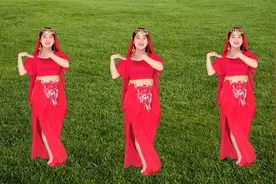 火爆流行广场舞《新娘嫁人了新郎不是我》网红印度舞，简单好看