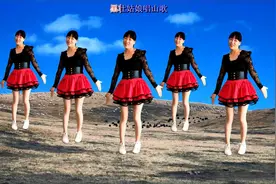 动感DJ版广场舞《黑山姑娘》欢快舞步，简单时尚好看