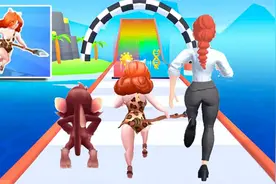 人类进化论：灵西从一个小猴子进化成猿人.人类视频封面