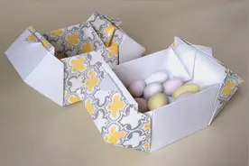 折纸手工——用一张纸折一个可以开关的盒子