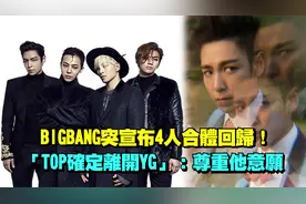 BIGBANG突宣布4人合体回归！　 「TOP确定离开YG」：尊重他意愿视频封面