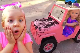 酷酷的汽车行；今天买了一辆小汽车；她的车子怎么变脏了？视频封面