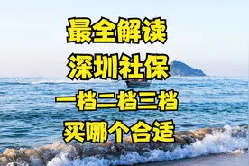 深圳社保一档二档三档的区别，非深户买哪个最合适，详细解读视频封面