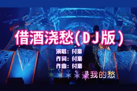 付豪《借酒浇愁》DJ版，最近爆红网络，虐心旋律让眼泪肆意的流