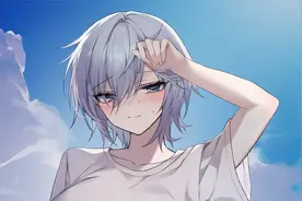 白毛美少女被我告白后不知所措？！这次我全都要！