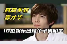 10位中国娱乐圈矮个子男明星，郭敬明王祖蓝上榜，身高不够靠才华视频封面