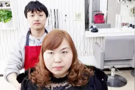 大圆脸的妹子烫了款超好看地“梨花头”发型 人变美了 脸变小了