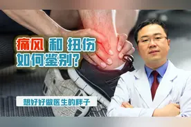自认为是扭伤，而实际是痛风发作的经历，您有吗？两者如何鉴别呢视频封面