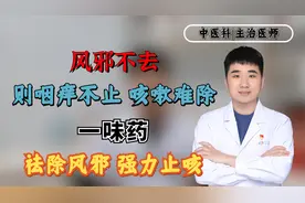 风邪不去，则咽痒不止、咳嗽难除！一味药，祛除风邪，强力止咳！视频封面