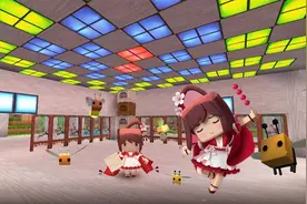 迷你世界：别墅一楼装修啦，这个房顶玻璃灯的造型是不是很美！视频封面