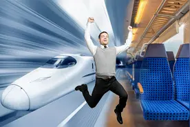 在高速行驶的火车里，向上跳起的人，为什么仍旧落在原地？