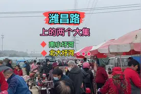 潍坊潍昌路上的两个大集，都是公交直达，南小于河集、北大于河集视频封面