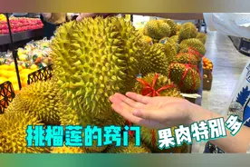 榴莲要这么挑，牢记这几点，皮薄肉多一挑一个准，卖榴莲的都怕你视频封面