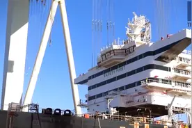 一分钟看完巨轮制造过程，为现代科技而骄傲！