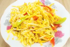 教你黄色西葫芦吃法，好吃又营养，非常美味又健康的一道美食