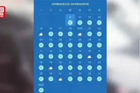 杭州未来40天中36天下雨？气象局：预报图有问题 这周末就会晴天