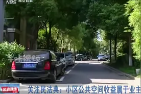 关注民法典：小区公共空间收益属于业主共有视频封面