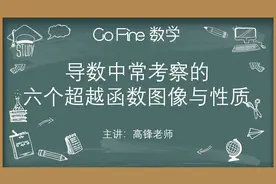 高考数学：导数中常考察的六个超越函数图像与性质