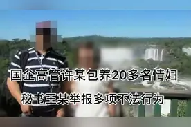 国企高管包养20多名情妇，被其秘书举报多项不法行为