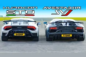 800万兰博基尼大牛单挑400万兰博基尼小牛，起步瞬间，彻底尴尬了