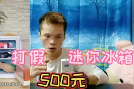 打假500元一个的迷你冰箱，十多分钟能把饮料冻成冰块？是真的吗视频封面