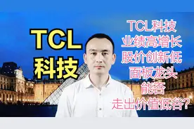 TCL科技 业绩高增长 股价创新低 面板龙头能否走出价值低谷？