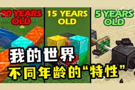 我的世界：不同年龄如何运用“特性”？熊孩子满脑子只有TNT