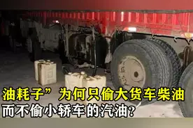 警方揭秘：“油耗子”为何只偷大货车柴油，而不偷小轿车的汽油？视频封面
