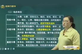 急性一氧化碳中毒：发病机制、不同程度的临床表现、检查及治疗视频封面